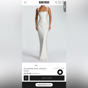 Babyboo Calanthe Maxi Dress - Ivory